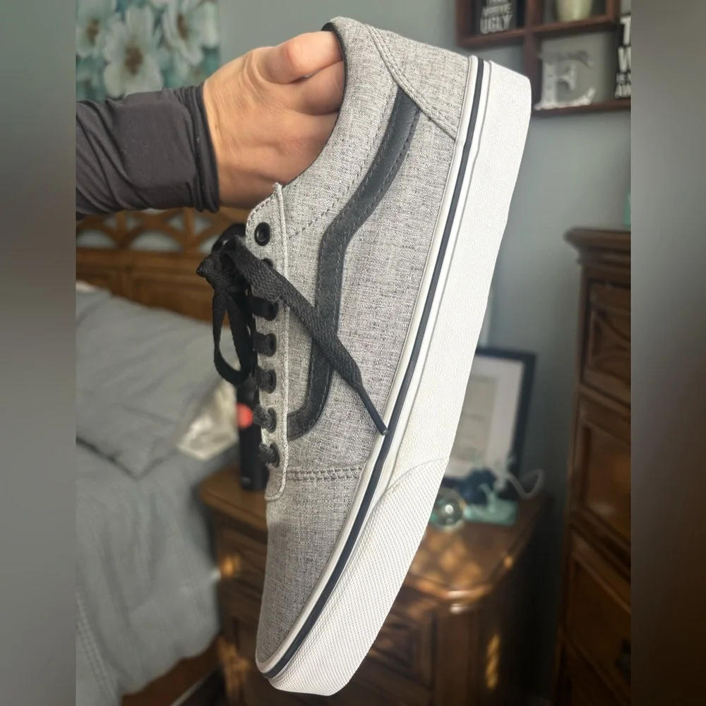 Vans Gray Canvas Men's sneakers - Picture 7 of 8